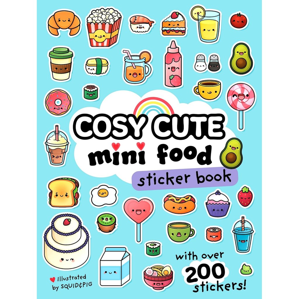 หนังสืออังกฤษใหม่ Cosy Cute Mini Food Sticker book (Cosy Cute) [Paperback]