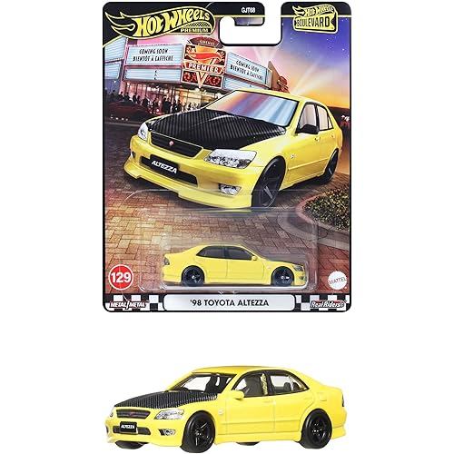MATTEL Hot Wheels Boulevard 98 Toyota Altezza ride-on toy miniature car from 3 years old Yellow JBL2