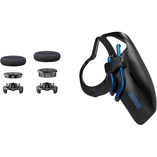 EXknight FPS pack for PS5 controller, controller back button and height adjustable freq mid-rise: 7-