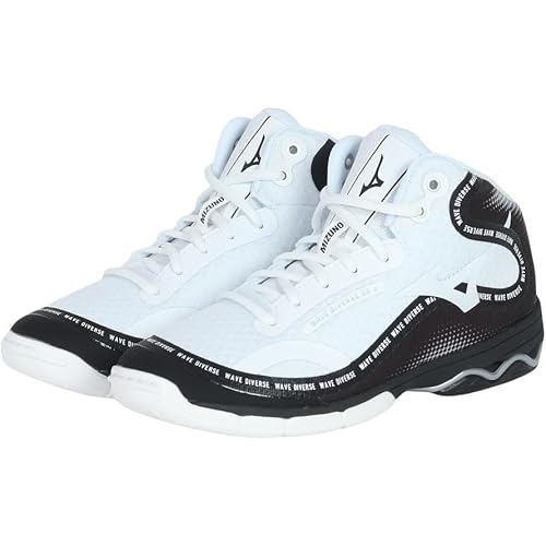 Mizuno Fitness Shoes Wave Diverse DE 2 Indoor Studio Gym Exercise White x Black Light Gray 27.5 cm 2