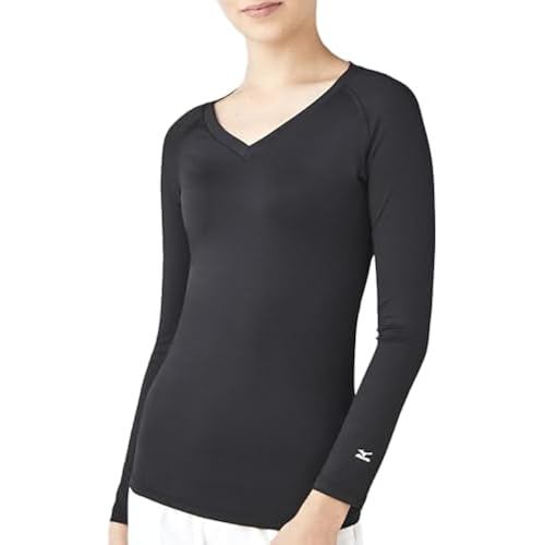 Mizuno Underwear V-neck 9/10 sleeves Stretch/Sweat-absorbent quick-drying Sports Scrubs Innerwear MZ