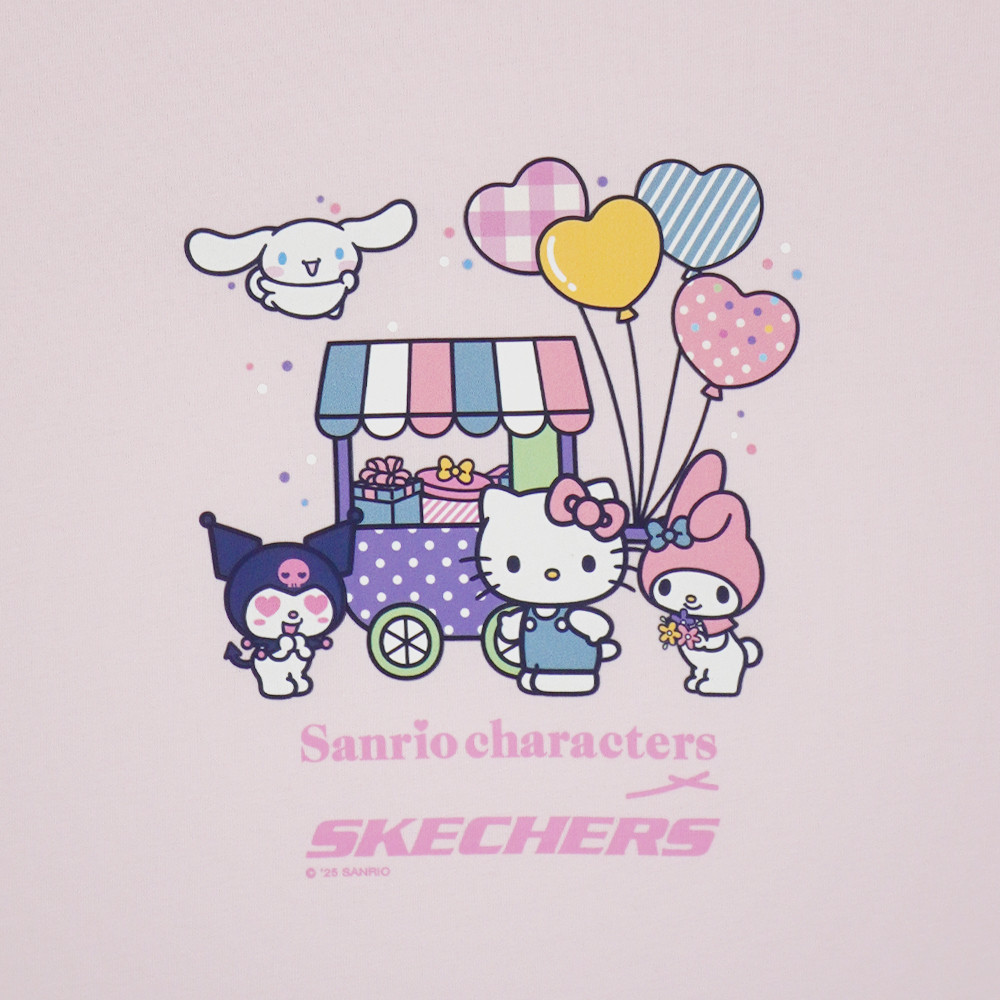 Skechers تيشيرت بنات Sanrio نصف كم — صورة 6