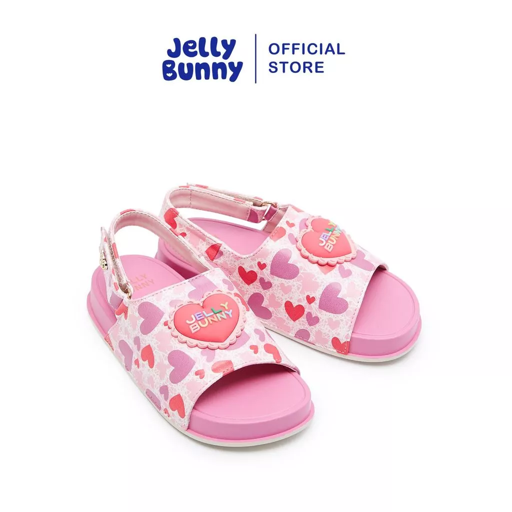 JELLY BUNNY รองเท้าแตะรัดส้นเท้าสำหรับเด็กผู้หญิง MINI FRIENDLY LEA รุ่น B26CSKA015