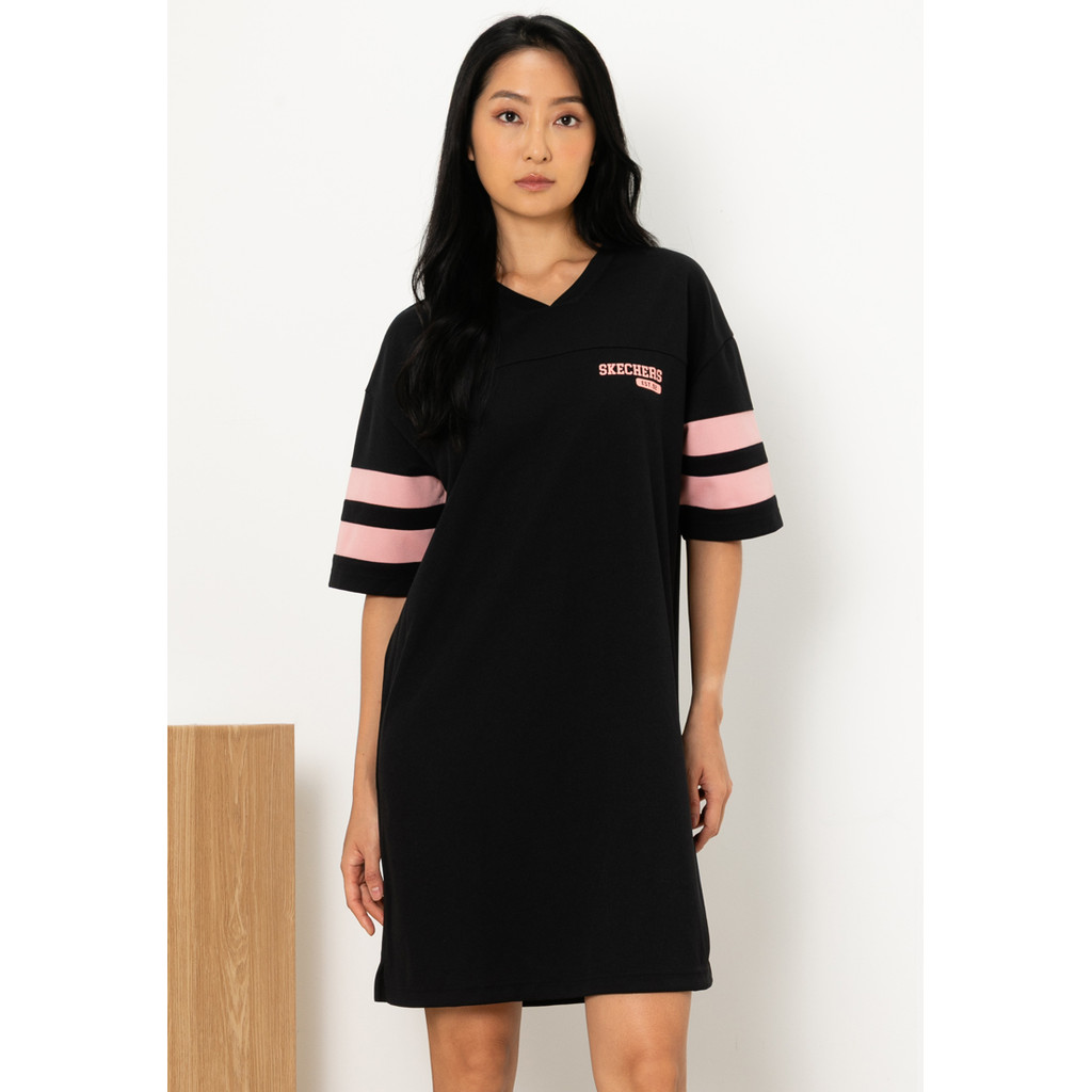 Skechers สเก็ตเชอร์ส เดรสผู้หญิง Women Basketball Culture Dress - SL325W434-0018