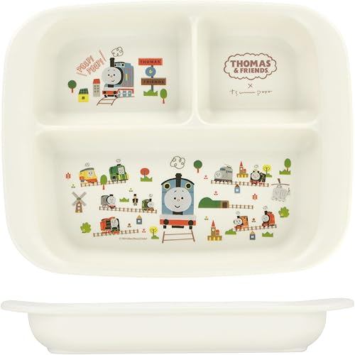 Skater Baby Tableware Lunch Plate for Children Antibacterial Plastic 470ml s Kids Thomas x Tsumupapa