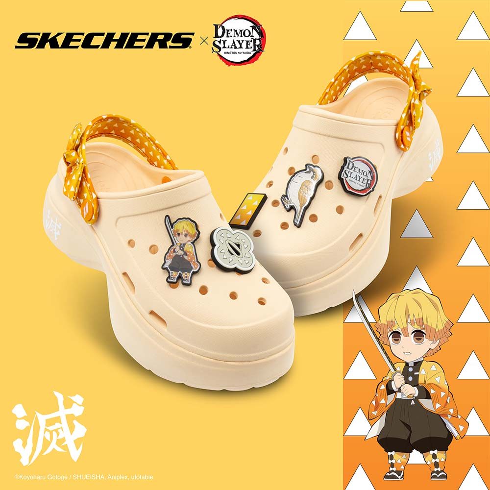 Skechers สเก็ตเชอร์ส รองเท้าผู้หญิง Women Demon Slayer Foamies Tai Shoes - 800037-WYL (latest) (FF)