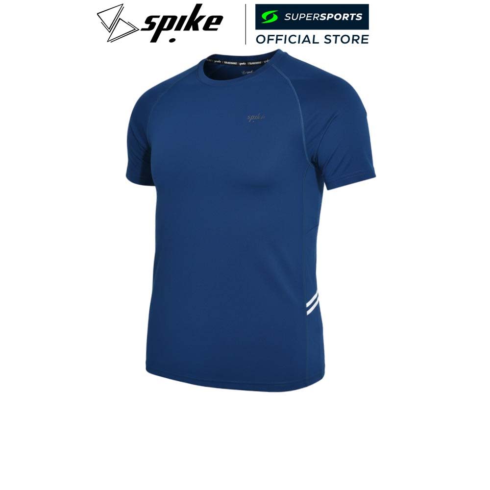 SPIKE Navy เสื้อยืดผู้ชาย สีฟ้า