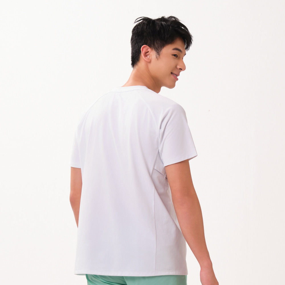 Skechers สเก็ตเชอร์ส เสื้อยืดผู้ชาย Men Running Performance Raglan Tee - SP126M109-0019 — صورة 4