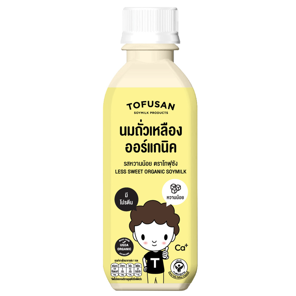 [0267714] Tofusan Organic Soy Milk Low Sugar 250Ml โทฟุซัง ออร์แกนิก สูตรน้ำตาลน้อย 250 มล.