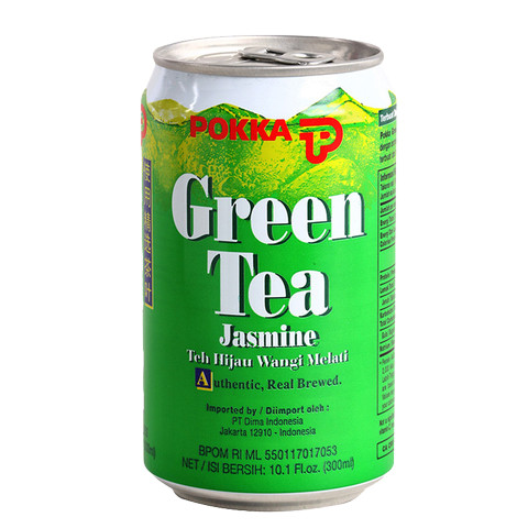 [0050218] Pokka Green Tea Jasmine 300 Ml. ป๊อกก้า ชาเขียวมะลิ 300 มล.
