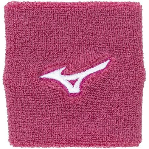 Mizuno wristband tennis sports wrist 8cm unisex 62JYB001 pink free size