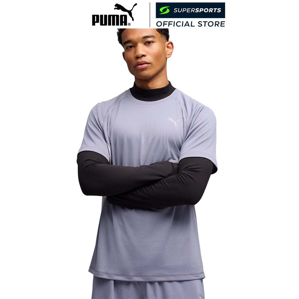 PUMA Velocity เสื้อวิ่งผู้ชาย สีเทา