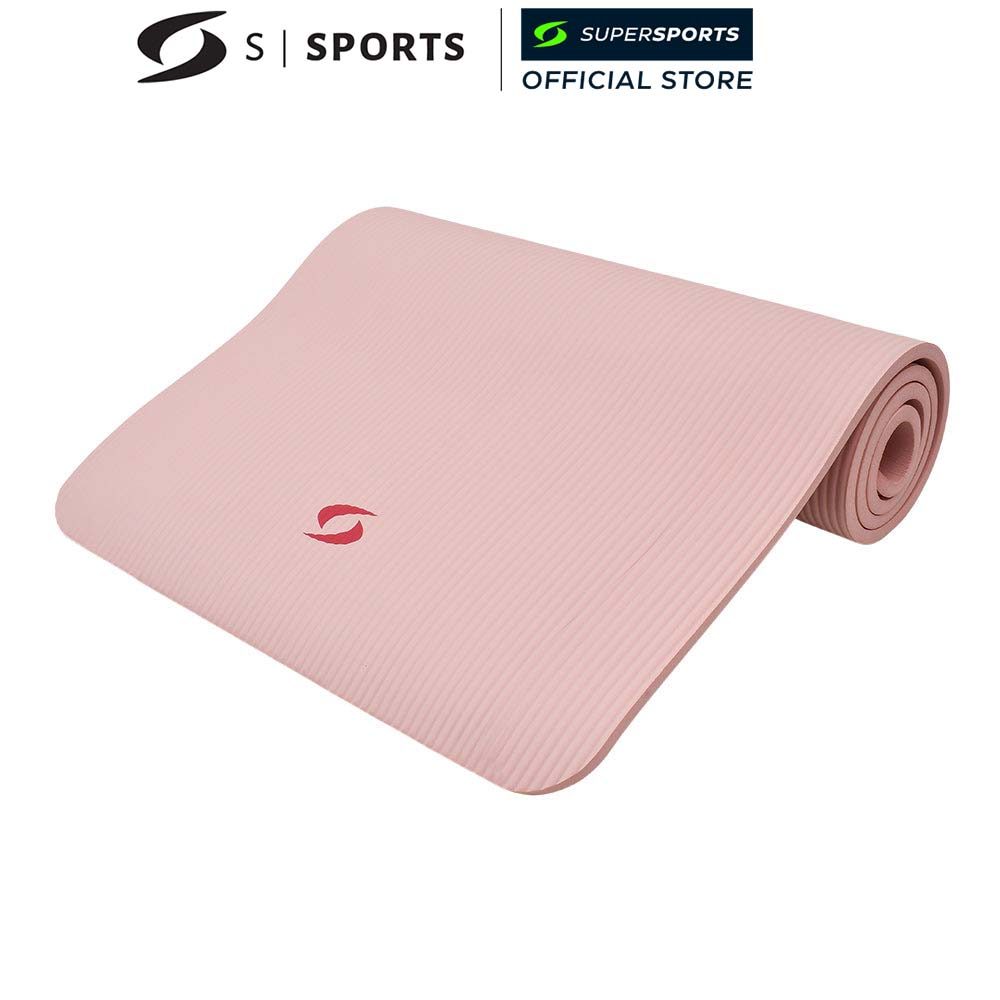 S SPORTS NBR 12MM เสื่อโยคะ สีชมพู