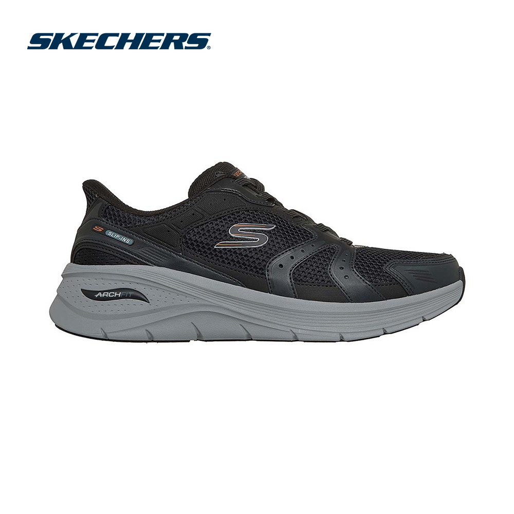 Skechers สเก็ตเชอร์ส รองเท้าลำลองผู้ชาย Men Slip-Ins Sport Arch Fit 3.0 Kaliver Casual Shoes - 233402-BKOR (latest)