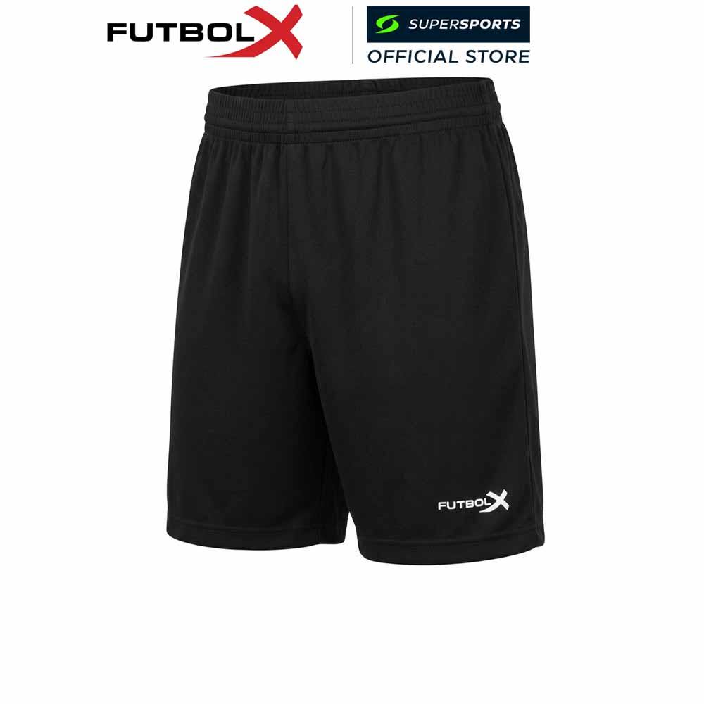 FUTBOLX Black กางเกงออกกำลังกายขาสั้นผู้ชาย
