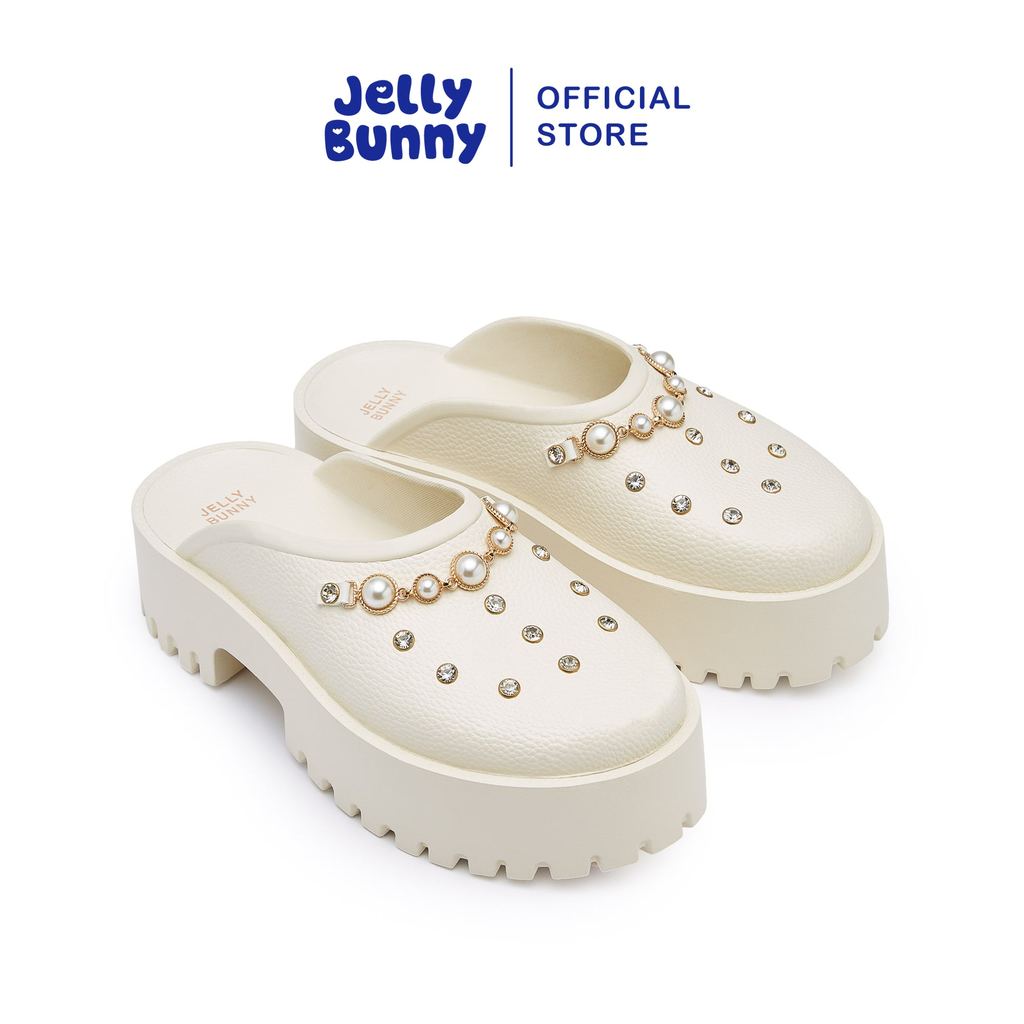 JELLY BUNNY รองเท้าแตะแพลตฟอร์ม CLARA CHLOE รุ่น B26FSWA078 IVORY