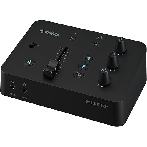 Yamaha Zg02 Gaming Mixer สําหรับแชทด้วยเสียงและสตรีมเกม