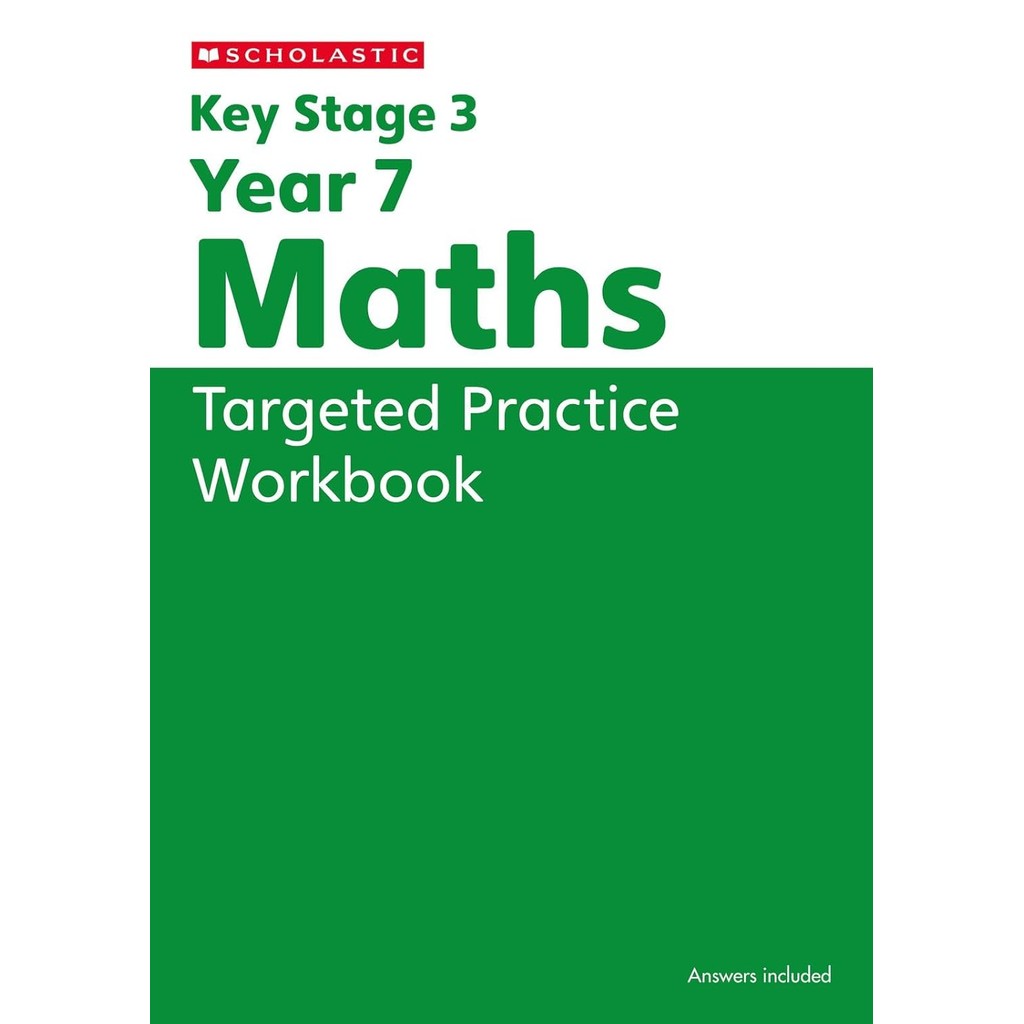 หนังสืออังกฤษใหม่ KS3 Year 7 Maths Targeted Practice Workbook (Key Stage 3 Home Learning) [Paperback