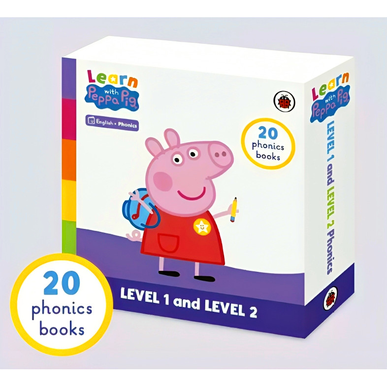 LEARN WITH PEPPA PIG PHONICS STORYBOOK BOX SET (20 BOOKS)