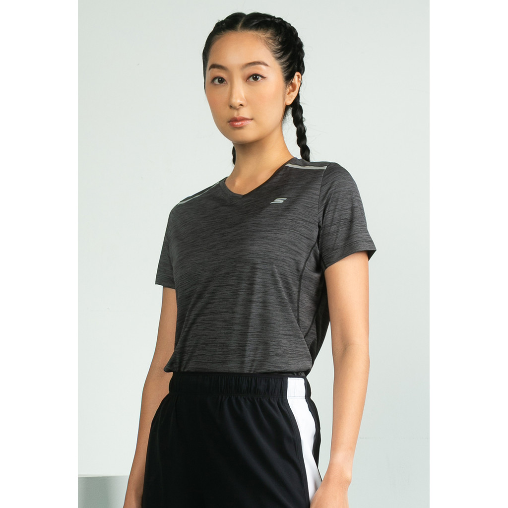 Skechers สเก็ตเชอร์ส เสื้อยืดแขนสั้นผู้หญิง Women Short Sleeve Tee Apparel - SP325W315-0038