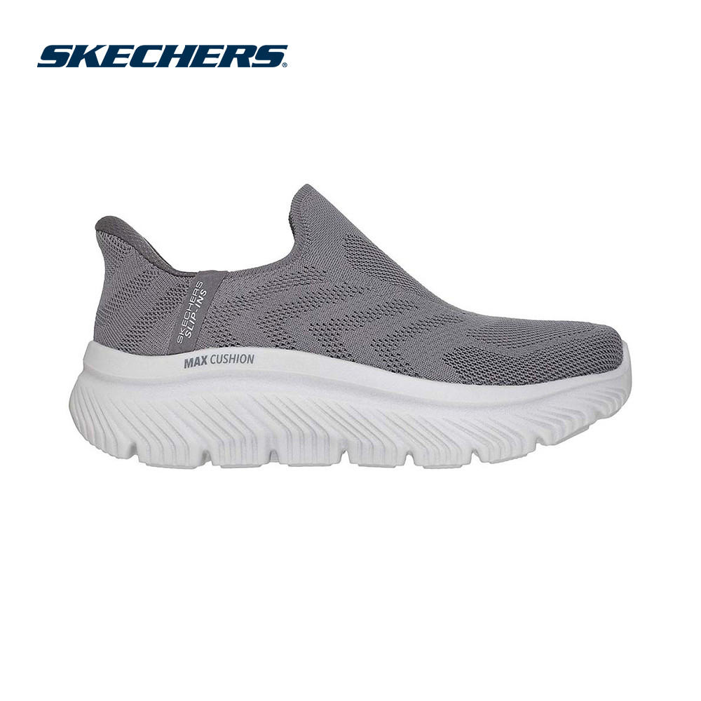 Skechers สเก็ตเชอร์ส รองเท้าผู้ชาย Men Slip-Ins GOwalk Max Cushioning Hyper Burst Walking Shoes - 217131-CHAR (latest)