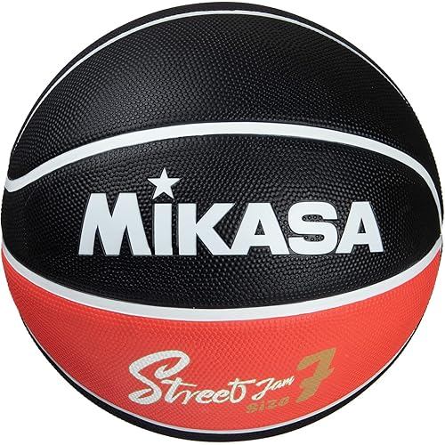 [Direct from JP] MIKASA Basketball Size 7, Rubber, Black/Red/White, BB702B-BKRW-EC, Recommended Inte
