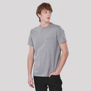 John Henry เสื้อยืดผู้ชาย ทรงเข้ารูป รุ่น JH F425MTSSM11 - สีเทาท็อปดาย