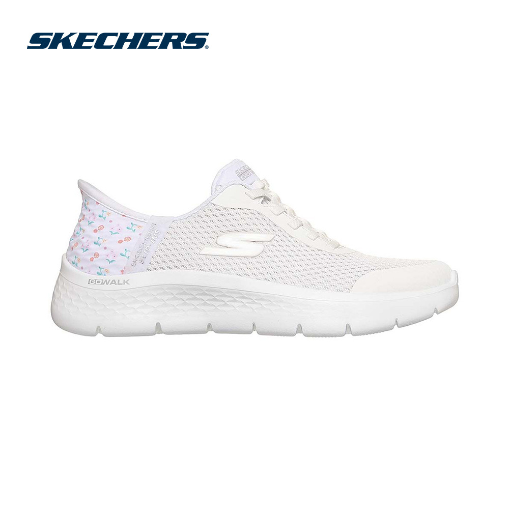 Skechers สเก็ตเชอร์ส รองเท้าผู้หญิง Women Slip-ins GOwalk Flex Lily Rose Walking Shoes - 125525-WHT (latest)