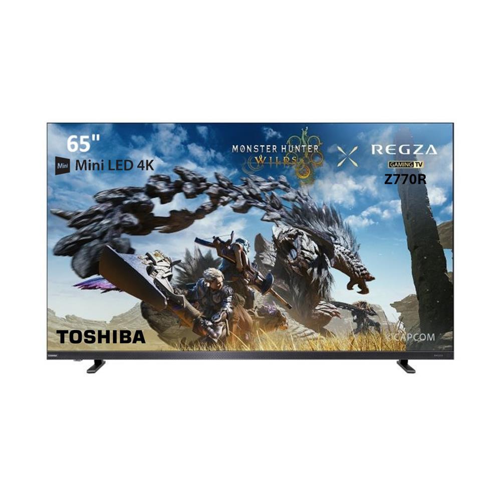 TOSHIBA ทีวีมินิแอลอีดี 65 นิ้ว (4K, MINI LED, VIDAA) 65Z770RP จัดส่งโดย HomePro