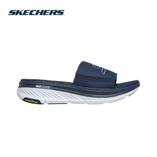 Skechers สเก็ตเชอร์ส รองเท้าแตะผู้ชาย Men On-The-GO Max Cushioning Premier 2.0 Walking Sandals - 229218-NVY (latest)