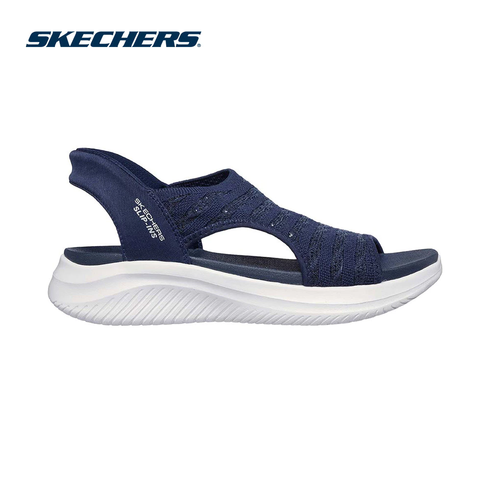Skechers สเก็ตเชอร์ส รองเท้าแตะผู้หญิง Women Slip-Ins Sport Comfort Ultra Flex 3.0 Sandals - 119805-NVY (latest)