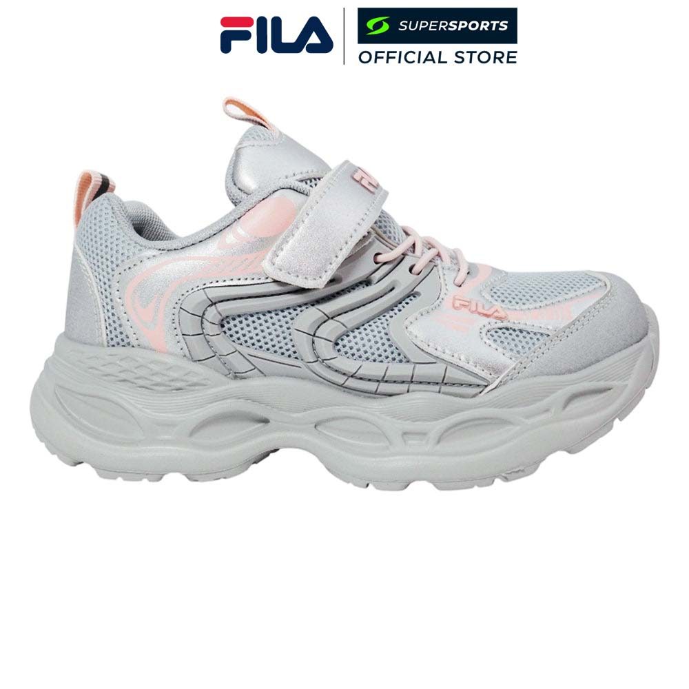 FILA Willow รองเท้าลำลองเด็ก สีเงิน