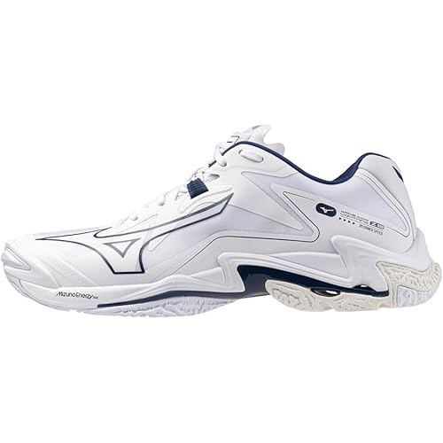 Mizuno volleyball shoes Wave Lightning Z8 indoor club activities wide lightweight white navy 31.0 cm