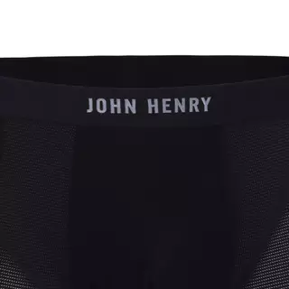 JOHN HENRY UNDERWEAR Bonding กางเกงชั้นในผู้ชาย ทรงบ๊อกเซอร์ บรีฟ รุ่น JU JU3BD001 สีดำ
