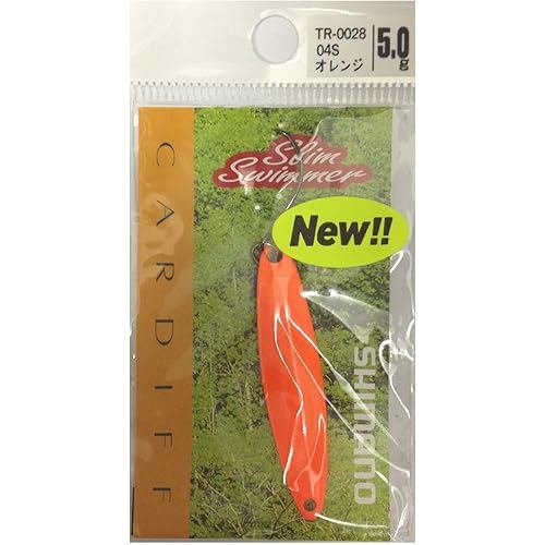 SHIMANO Cardiff Area Spoon Slim Swimmer 5.0g TR-0028 04S Orange 713780 Lure