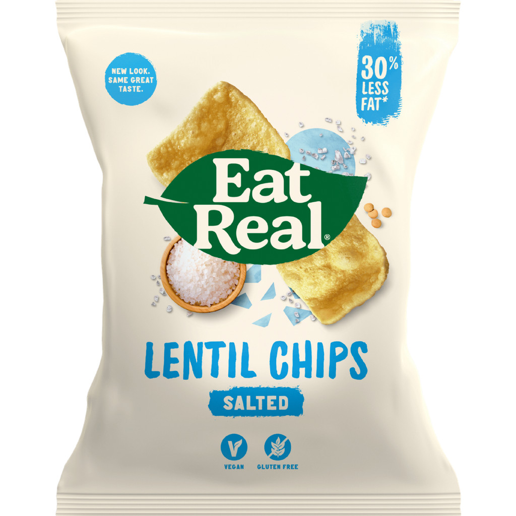[0255681] Eat Real Lentil Chips Salted 40G. อีทเรียล เลนทิลชิปส์ รสเกลือ