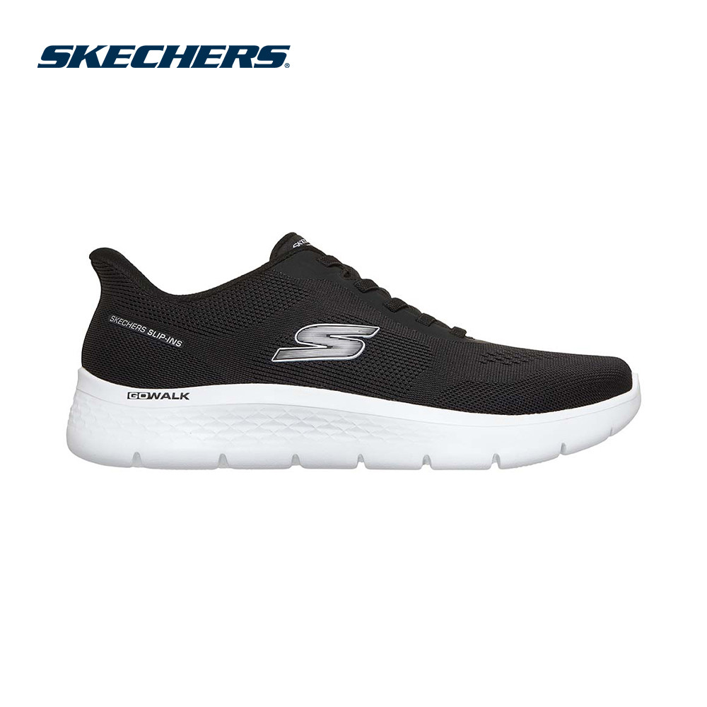 Skechers สเก็ตเชอร์ส รองเท้าผู้ชาย Men Slip-Ins GOwalk Flex Master Walking Shoes - 216924-BKW (latest)