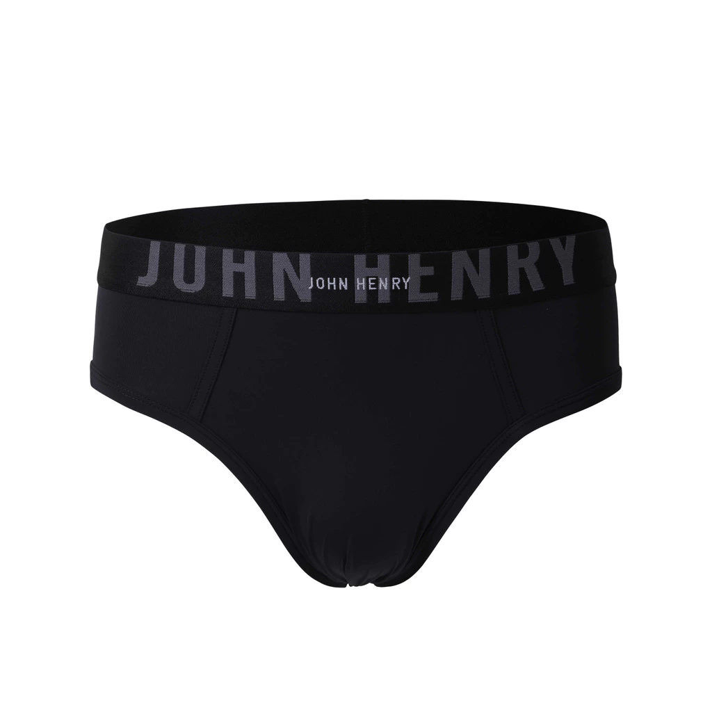 JOHN HENRY UNDERWEAR Fashion ทรงบรี๊ฟ รุ่น JU JU2FN1002 สีดำ