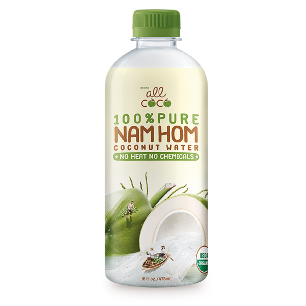 [8859129900232] All Coco Organic Coconut Water 100% 473ml