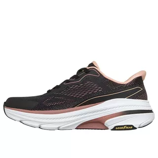 Skechers สเก็ตเชอร์ส รองเท้าวิ่งผู้หญิง Women Online Exclusive GOrun Max Cushioning Shoes - 128965-BKOR (latest)