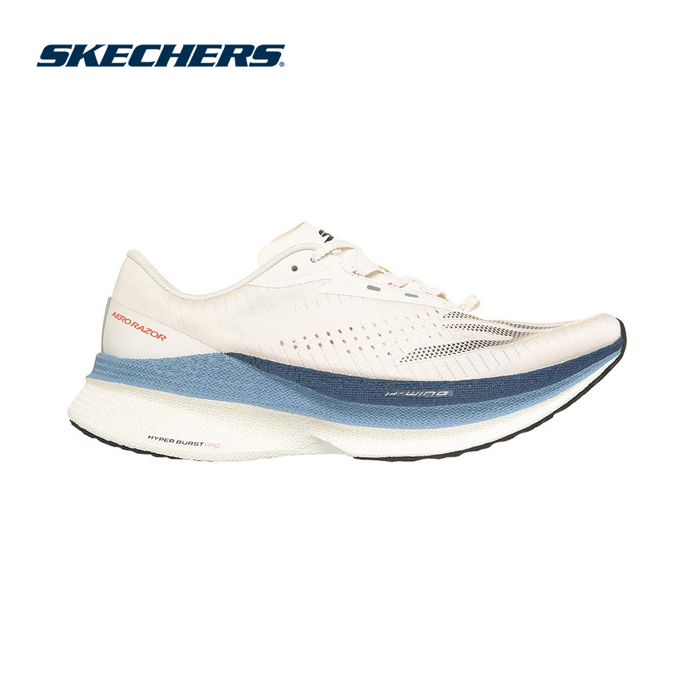 Skechers สเก็ตเชอร์ส รองเท้าผู้ชาย Men Tech Running SKX Aero Razor Shoes - 246240-OFWT (latest)