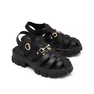 JELLY BUNNY รองเท้าแพลตฟอร์ม MAGGIE EMA PLATFORM รุ่น B25WLSI023 BLACK
