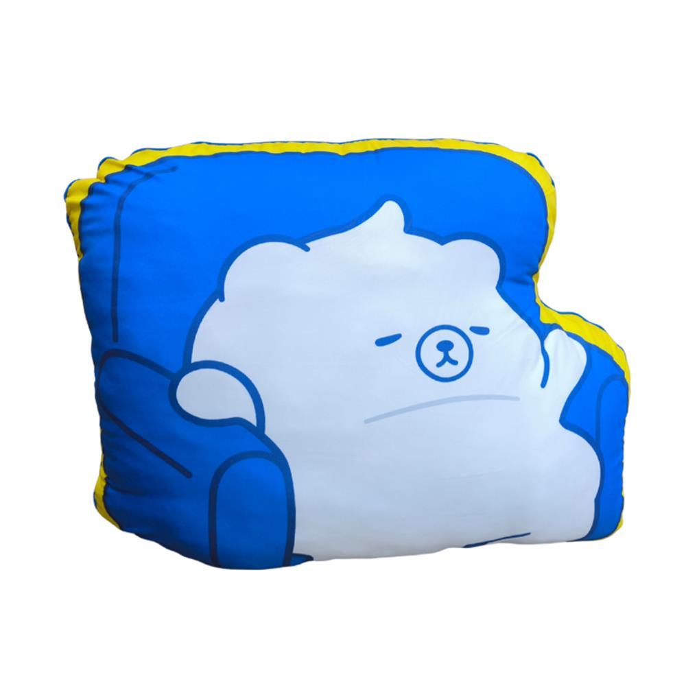 SNAZZ หมอนอิง FOAM BEAR SOFA 24x28 นิ้ว สีน้ำเงิน จัดส่งโดย HomePro