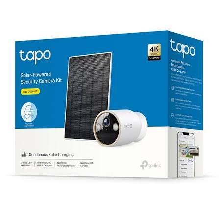 Tapo C460 Kit ชุดกล้องวงจรปิดโซลาร์เซลล์