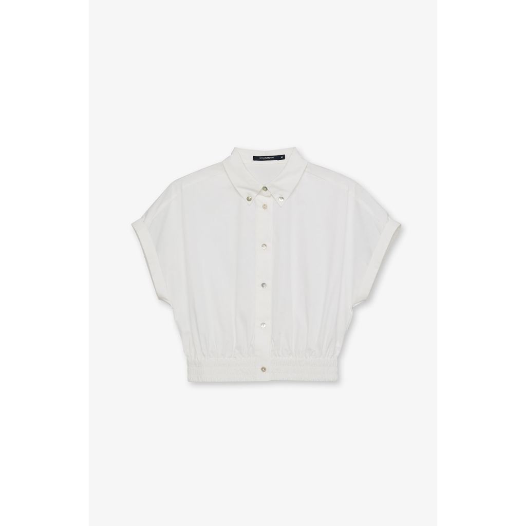 ROYAL IVY REGATTA - Elastic Hem Cropped Polo Shirt White เสื้อเชิ้ต (R26WGWA185) — صورة 2