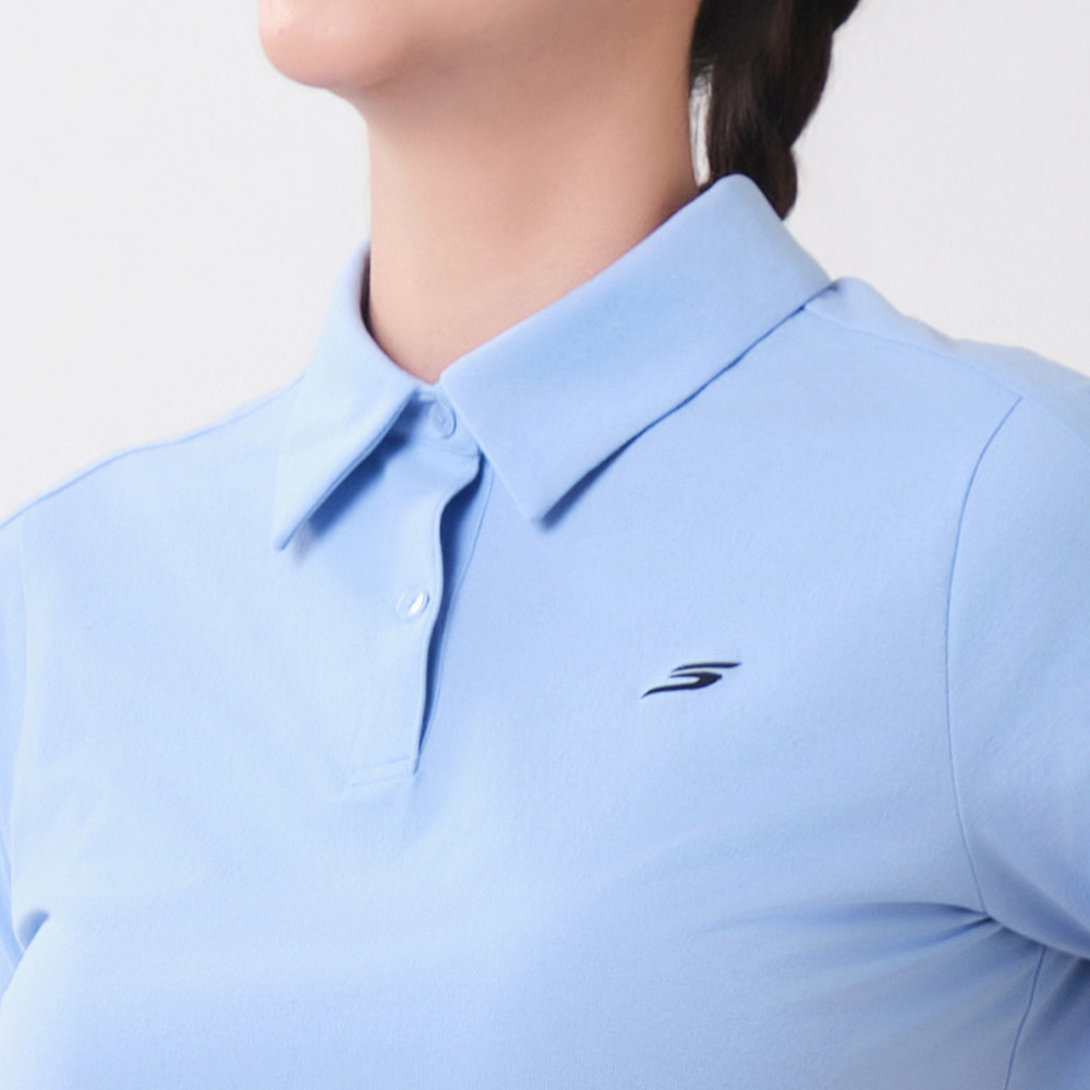 Skechers สเก็ตเชอร์ส เสื้อโปโลผู้หญิง Women Walking Performance Polo Tee - SP326W347-02MP (latest) — صورة 4