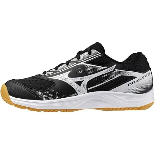 Mizuno Volleyball Shoes Cyclone Speed 5 Jr. Junior Club Activities Indoor Wide Lightweight Kids Blac