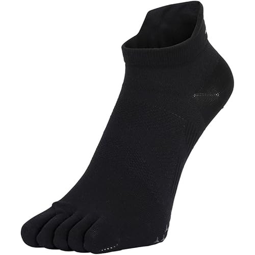 Mizuno Socks 5 fingers ankle length with non-slip U2MXB016 Black