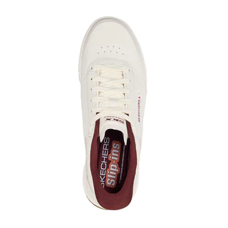 Skechers สเก็ตเชอร์ส รองเท้าผู้ชาย Men Slip-Ins Court Classics Recoil Shoes - 254200-NTBG Air-Cooled Memory Foam