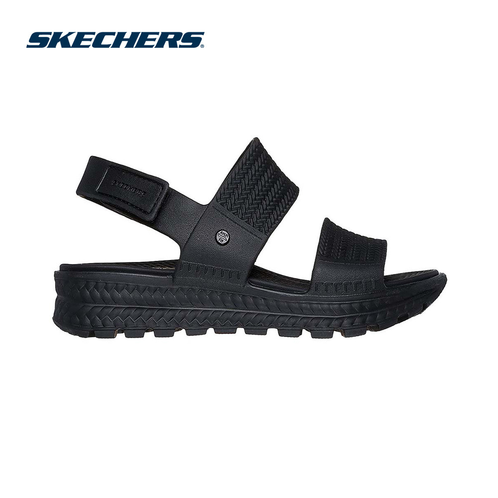 Skechers สเก็ตเชอร์ส รองเท้าแตะผู้หญิง Women Arch Fit Foamies Arch Fit Footsteps Sandals - 111461-BBK (latest)